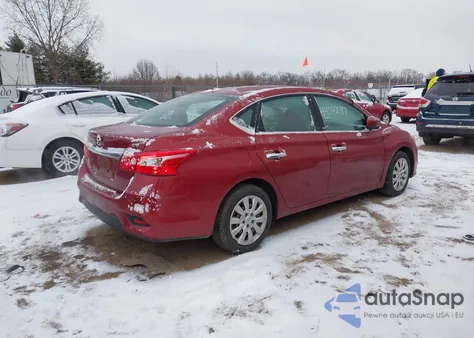 2016 Nissan Sentra Fe+ S/S/Sl/Sr/Sv z USA, uszkodzony, nr VIN 3N1AB7APXGL637240